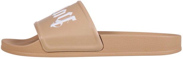 Palm Angels Pool Slider 'Brown' PMIC001F22PLA001-6001 Palm Angels Pool Slider 'Brown' PMIC001F22PLA001-6001