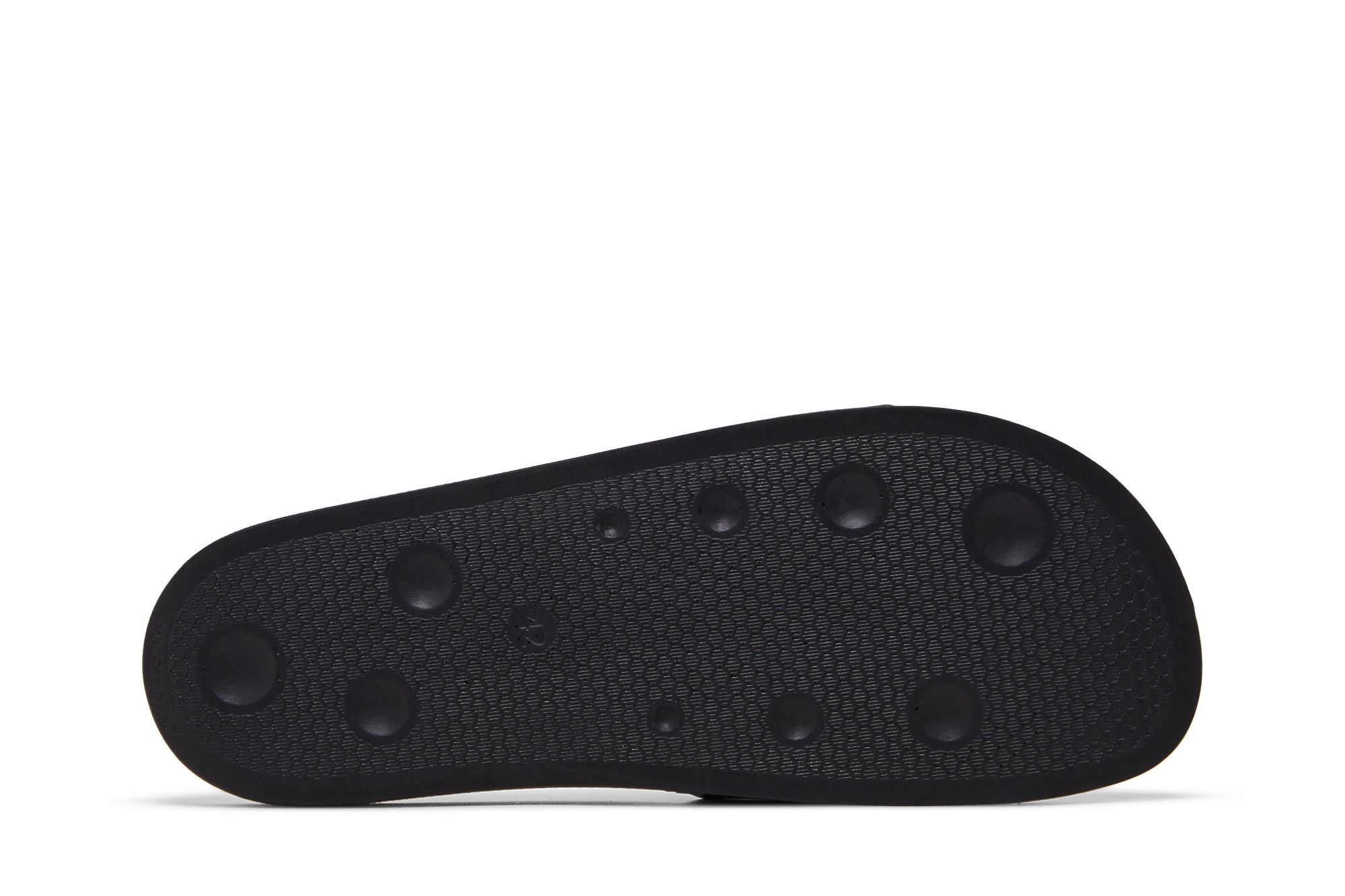 Shop Palm Angels 基本款黑色时尚拖鞋 PMIC010S24MAT001-1001