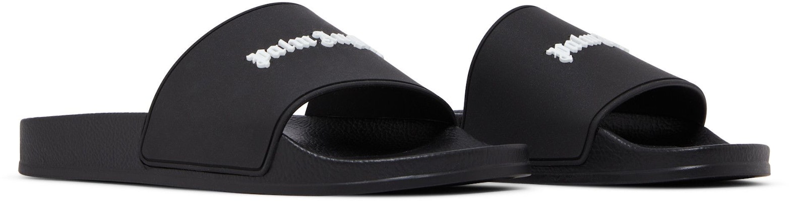 Palm Angels Selipar Kolam 'Logo Asas - Hitam' PMIC010S24MAT001-1001 Cheap Palm Angels Selipar Kolam 'Logo Asas - Hitam' PMIC010S24MAT001-1001