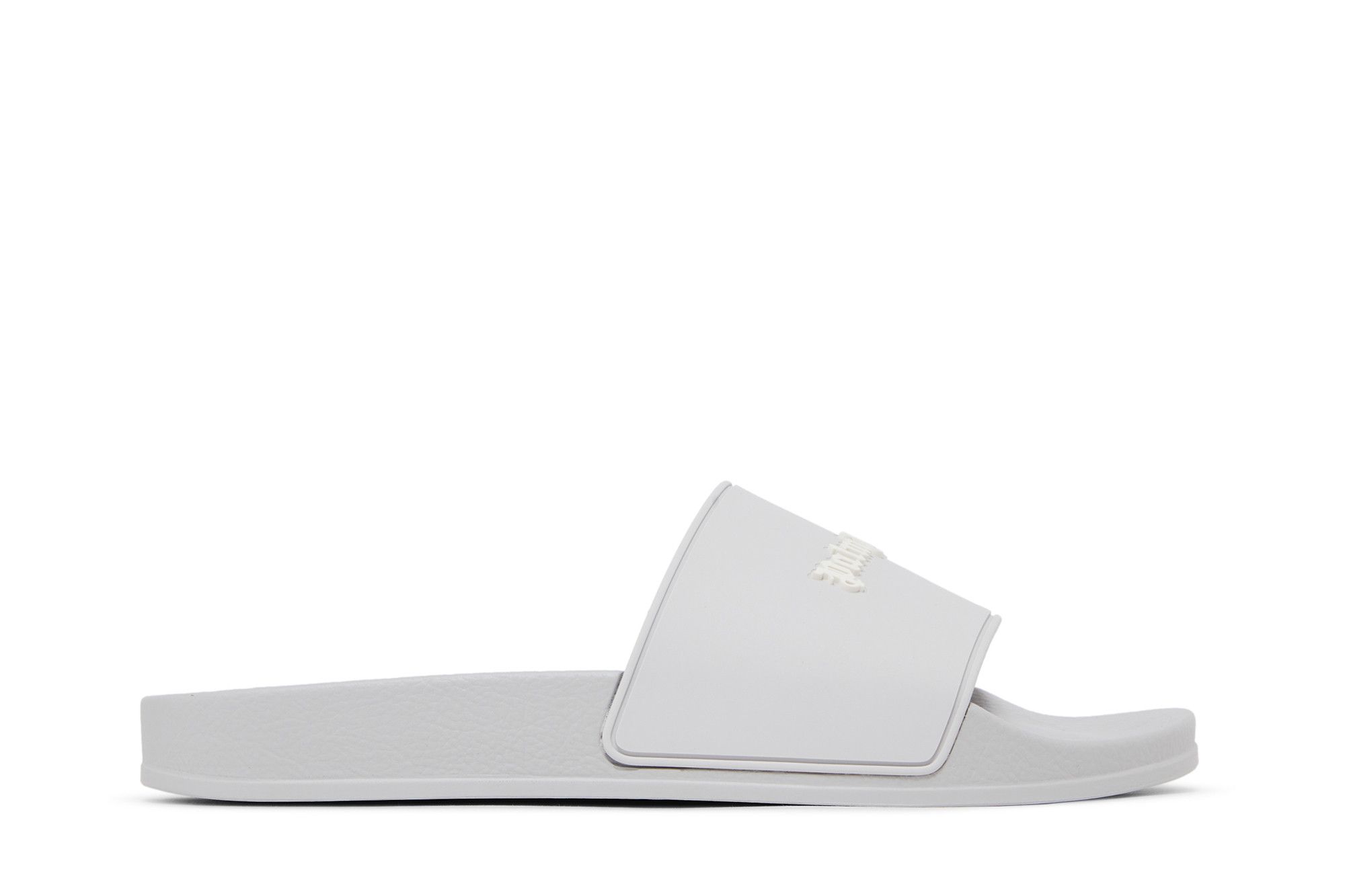 Palm Angels Pool Slider 'Essential Logo - Grey' PMIC010S24MAT0010901