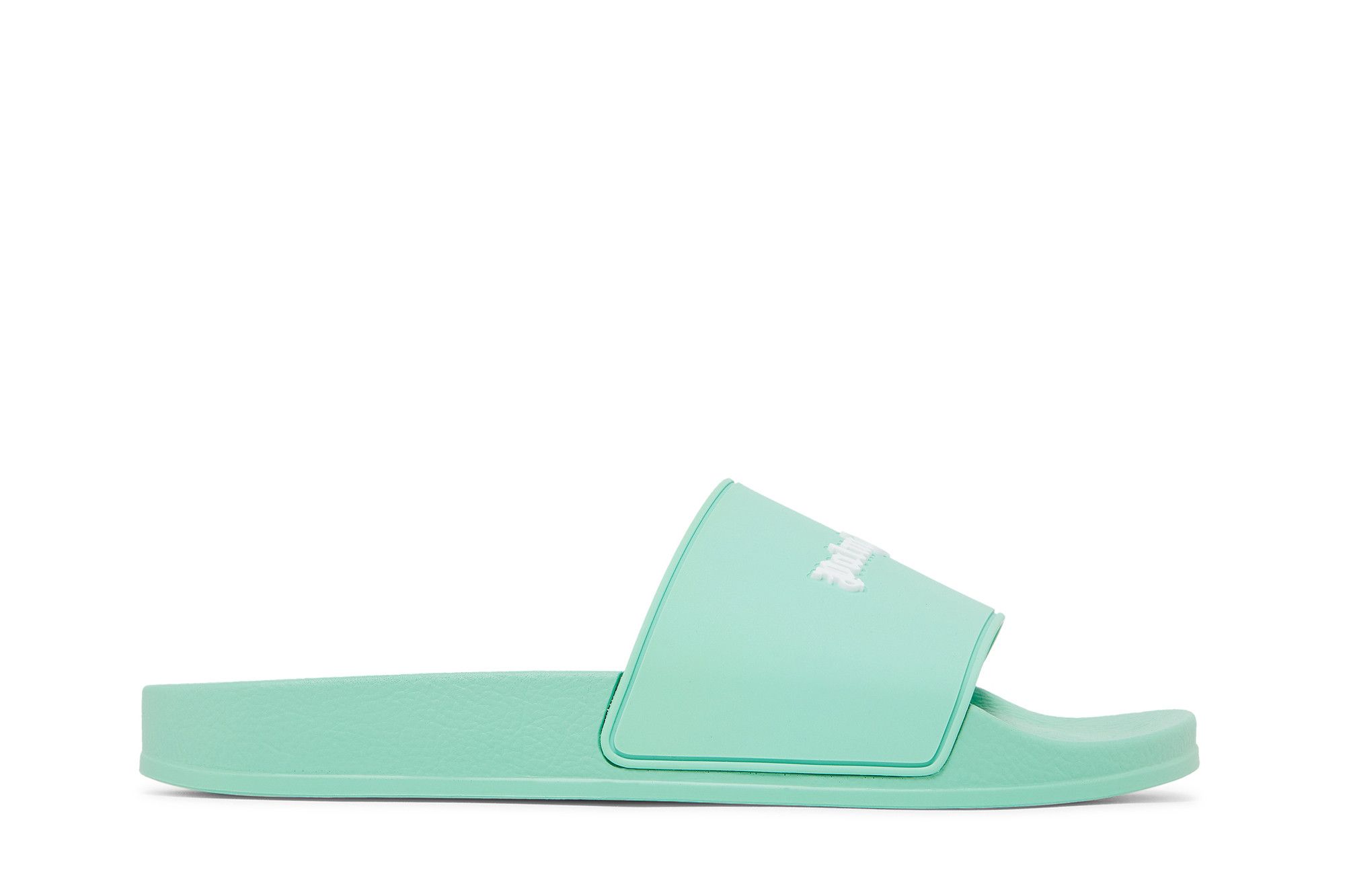 Palm Angels Pool Slider 'Essential Logo - Light Green'