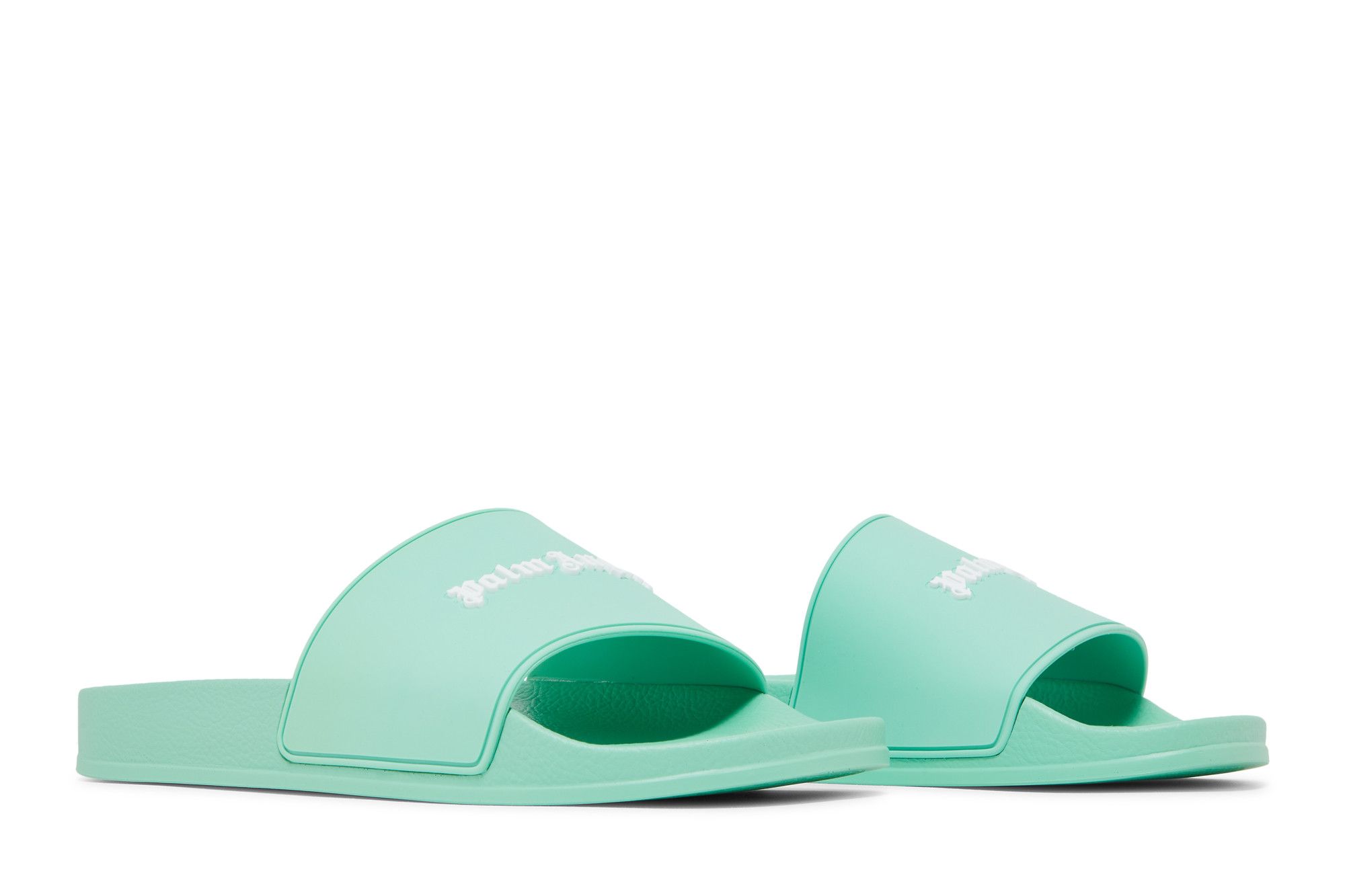 Palm Angels Pool Slider 'Essential Logo - Light Green' 圖 8