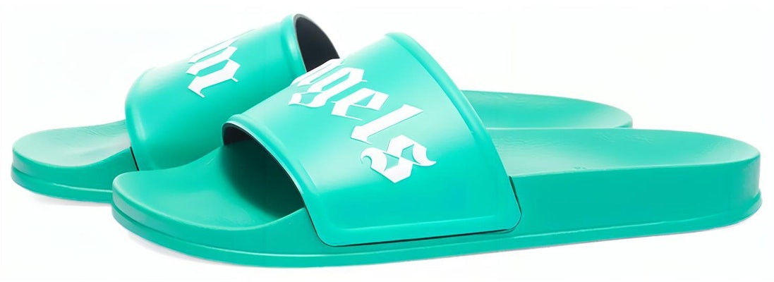 Palm Angels Pool Slider 'Green' PMIC001S22PLA0015501 Lookbook Palm Angels Pool Slider 'Green' PMIC001S22PLA0015501