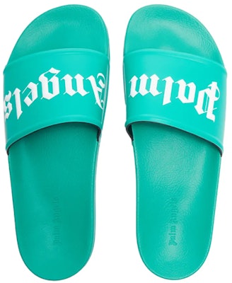Palm Angels Pool Slider 'Green' PMIC001S22PLA0015501 Shop Palm Angels Pool Slider 'Green' PMIC001S22PLA0015501
