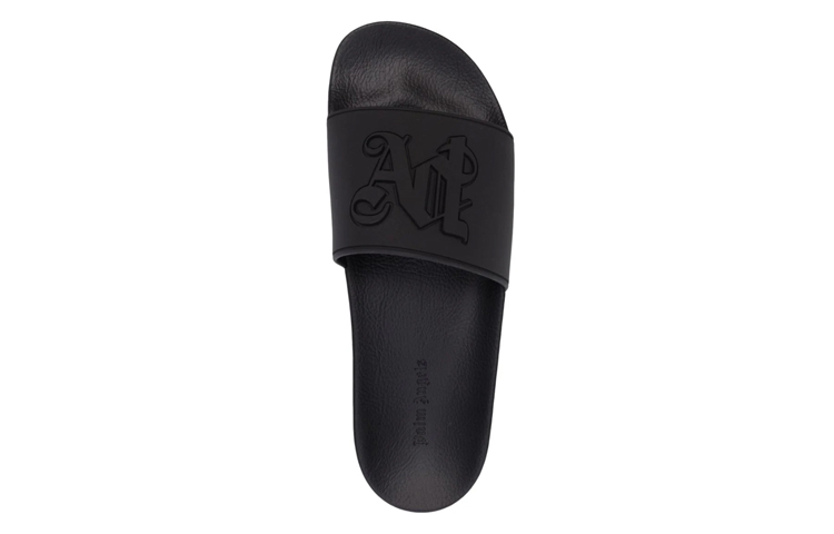 Palm Angels Pool Slider 'PA Monogram - Black' 圖 3