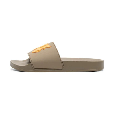 Palm Angels Pool Slider 'PA Monogram - Forest Green'