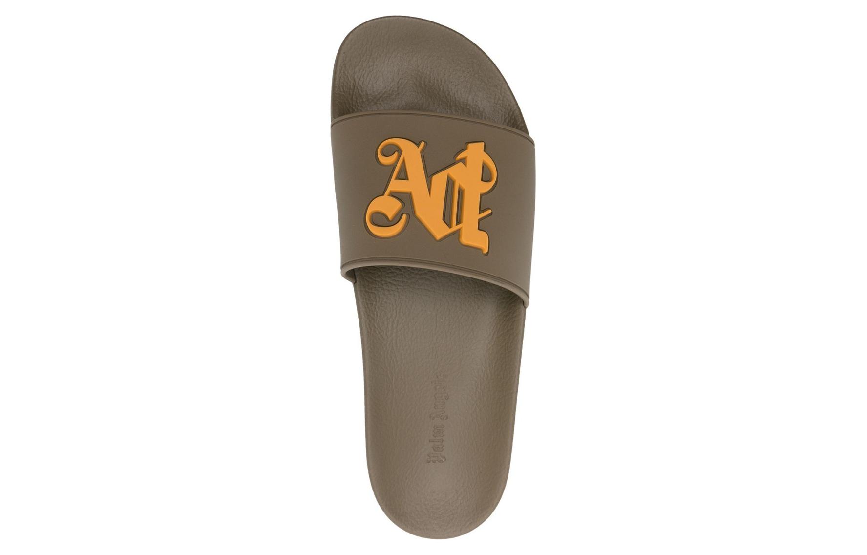 Palm Angels Pool Slider 'PA Monogram - Forest Green' 圖 4