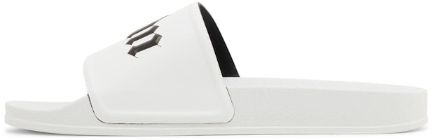 Palm Angels 白色黑色拖鞋 pmic001c99pla0010110 Lookbook Palm Angels 白色黑色拖鞋 pmic001c99pla0010110