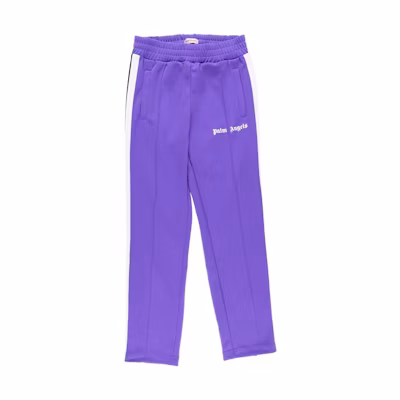 Palm Angels Purple Letter Stripe Slim-Fit Track Pants for Men PMCA007S193840019501
