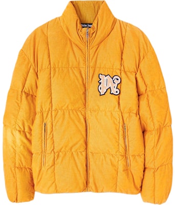 Palm Angels Quilted Appliqué Zip-Up Wool Long Sleeve Puffer Jacket Yellow Men. PMED047F24FAB0012203 Order Palm Angels Quilted Appliqué Zip-Up Wool Long Sleeve Puffer Jacket Yellow Men. PMED047F24FAB0012203