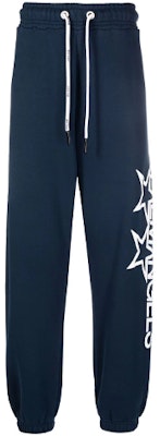PALM ANGELS レーシングスター ロゴ プリント ジョガーパンツ ブルー メンズ. PMCH011F21FLE0011001 Buy PALM ANGELS レーシングスター ロゴ プリント ジョガーパンツ ブルー メンズ. PMCH011F21FLE0011001