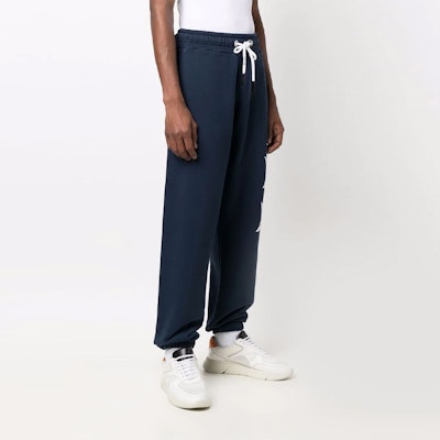 PALM ANGELS レーシングスター ロゴ プリント ジョガーパンツ ブルー メンズ. PMCH011F21FLE0011001 Shop PALM ANGELS レーシングスター ロゴ プリント ジョガーパンツ ブルー メンズ. PMCH011F21FLE0011001