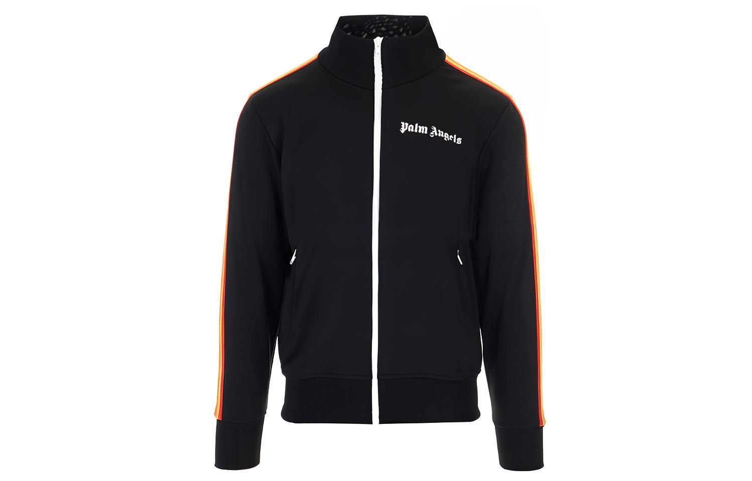 Palm Angels Rainbow Knit Sweater Black () PMBD001E20FAB0021084