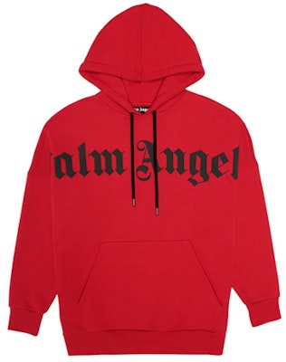PALM ANGELS 男士大Logo红色连帽衫 pmbb036r206360012010 Order PALM ANGELS 男士大Logo红色连帽衫 pmbb036r206360012010