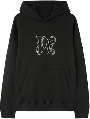Palm Angels Rhinestone Oversized Hoodie Men’s Black PMBB126R24FLE0081077 Buy Palm Angels Rhinestone Oversized Hoodie Men’s Black PMBB126R24FLE0081077