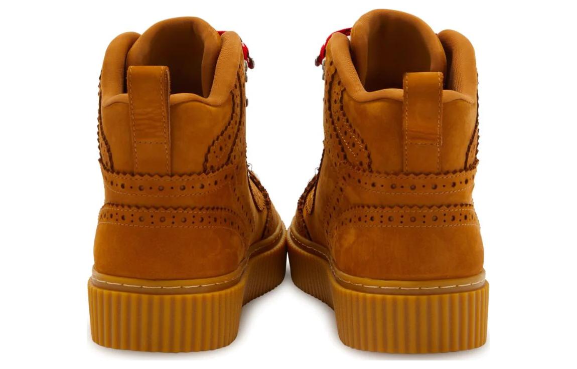 Palm Angels Round-Toe Lace-Up Boots 'Brown' 圖 4