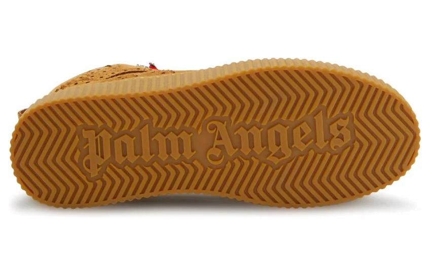 Palm Angels Round-Toe Lace-Up Boots 'Brown' 圖 5