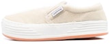 Buy Palm Angels Kasut Platform Bertumit Rendah 'Beige Pony Hair' PMIA063F21LEA0026101