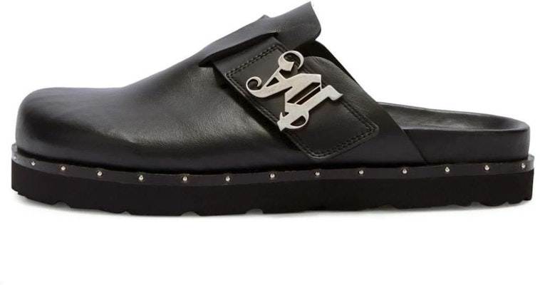 Palm Angels Round Toe Slip-On Mules 'Black Leather' PMIJ005R24LEA0011000 Buy Palm Angels Round Toe Slip-On Mules 'Black Leather' PMIJ005R24LEA0011000