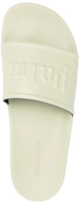 Palm Angels Logo Slide Mint 'Beige' PMIC001F22PLA0015151 Lookbook Palm Angels Logo Slide Mint 'Beige' PMIC001F22PLA0015151