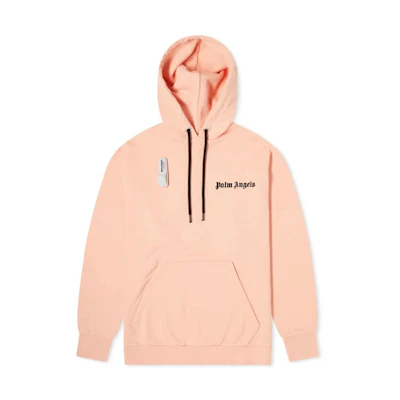 PALM ANGELS Security Pin Letter Hoodie Men’s Light Pink PMBB036R204410012288