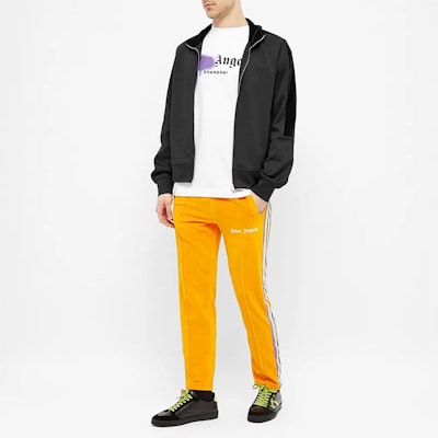 パームエンジェルス 上海限定 ホワイトTシャツ パープルグラフィティロゴ PMAA001S204130530195 Details for パームエンジェルス 上海限定 ホワイトTシャツ パープルグラフィティロゴ PMAA001S204130530195