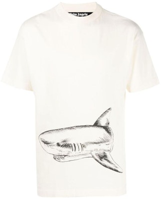 Camiseta Palm Angels Shark Print para Hombre Manga Corta Crewneck Off-White. PMAA001S23JER0010410 Buy Camiseta Palm Angels Shark Print para Hombre Manga Corta Crewneck Off-White. PMAA001S23JER0010410
