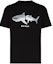 Buy Palm Angels 鯊魚印花Logo黑色圓領T恤 男款 PMAA001S22JER0111001