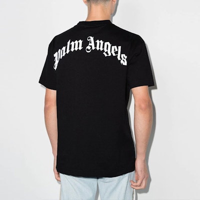 Palm Angels 鯊魚印花Logo黑色圓領T恤 男款 PMAA001S22JER0111001 Purchase Palm Angels 鯊魚印花Logo黑色圓領T恤 男款 PMAA001S22JER0111001