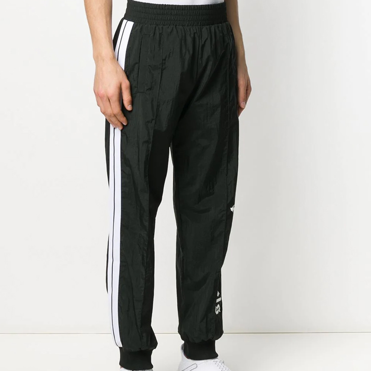 Shop Palm Angels Side Stripe Logo Sweatpants Black () PMCA036R205070011001