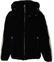 Palm Angels Side Stripe Zip Hoodie Jacket Black PMED028F23FAB0021003 Palm Angels Side Stripe Zip Hoodie Jacket Black PMED028F23FAB0021003