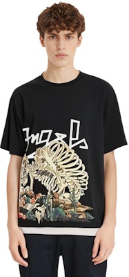 PALM ANGELS 骷髅印花男士黑色圆领T恤 PMAA059F20JER0031084 Lookbook PALM ANGELS 骷髅印花男士黑色圆领T恤 PMAA059F20JER0031084