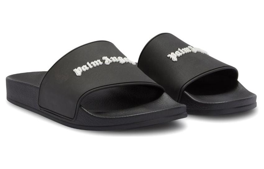 Order Palm Angels Slide ''Logo - Zwart Wit'' PMIC010F23PLA001-1001
