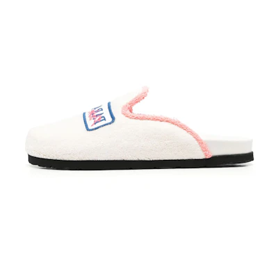 Palm Angels Slip-On Fashion Slippers 'White Label Fabric'