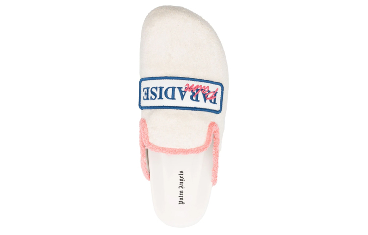 Palm Angels Slip-On Fashion Slippers 'White Label Fabric' 圖 4