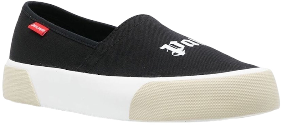 Palm Angels Slip On Logo Black White PMIB004S23FAB0011001 Order Palm Angels Slip On Logo Black White PMIB004S23FAB0011001