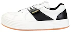 Buy Palm Angels Snow Low Schnürschuhe Leder Weiß Schwarz Gummi PMIA051R21LEA0020110