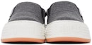 Lookbook Palm Angels Salji Low Slip-On Kelabu Putih Jingga PMIA063F21FAB0020901