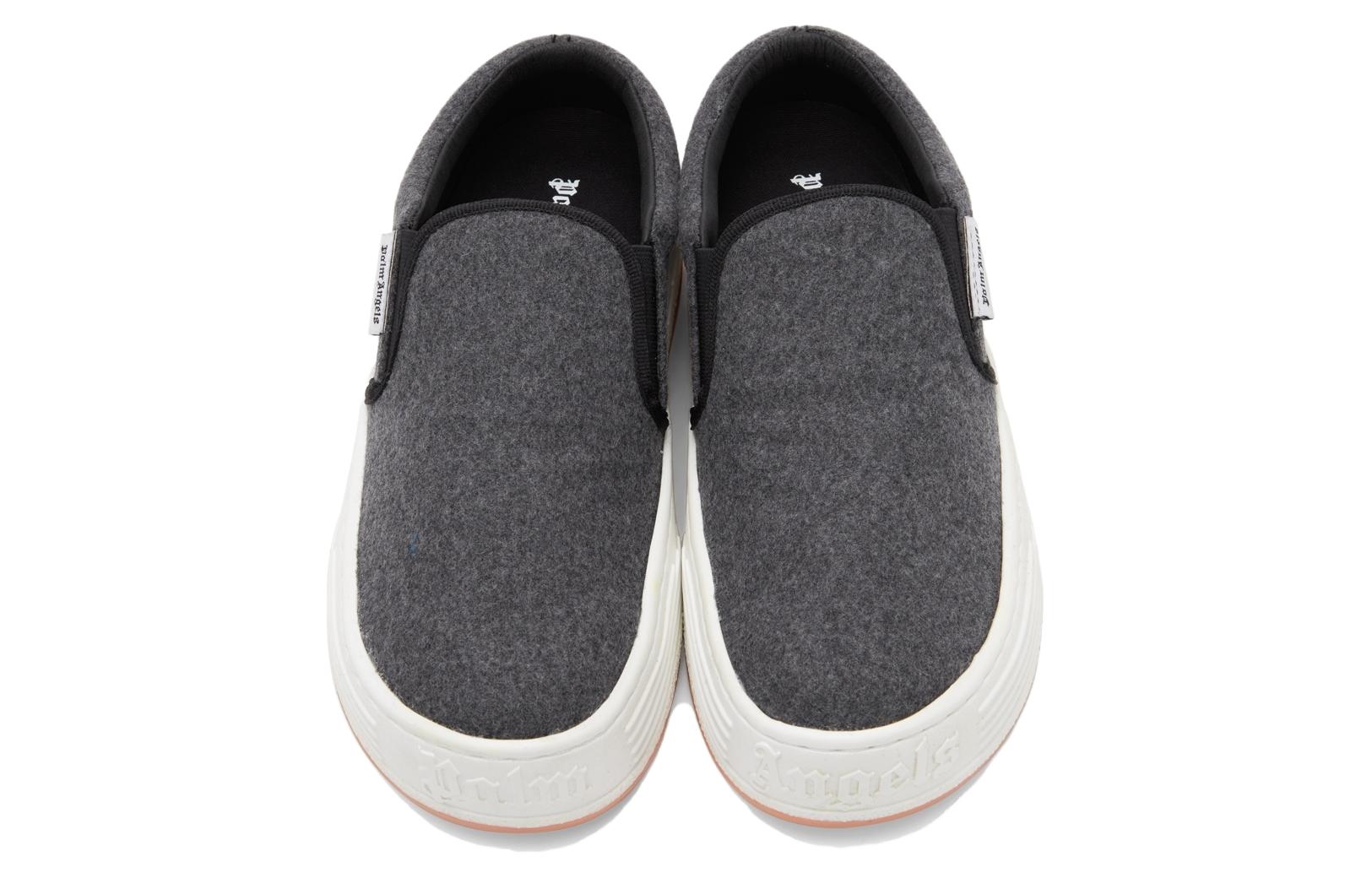 Shop Palm Angels Snow Slip-On Grigio Bianco Arancione PMIA063F21FAB0020901