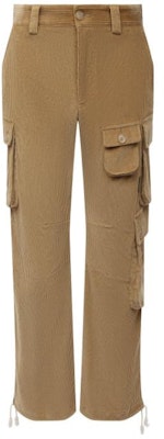 PALM ANGELS Solid Color Button Casual Pants Khaki Men PMCF011F21FAB0036010 Buy PALM ANGELS Solid Color Button Casual Pants Khaki Men PMCF011F21FAB0036010