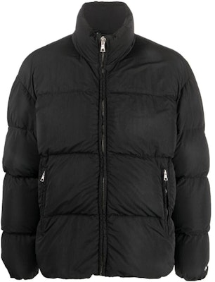 Palm Angels Solid Color Stand Collar Zipped Puffer Jacket - . PMED019F23FAB0021001 Order Palm Angels Solid Color Stand Collar Zipped Puffer Jacket - . PMED019F23FAB0021001