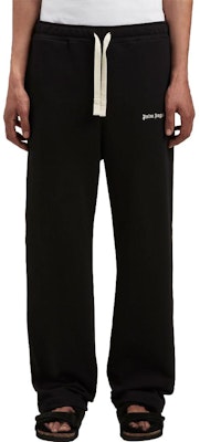 PALM ANGELS Solid Mid-Waist Slim Fit Casual Pants Men Black PMCH022F23FLE0011001 Shop PALM ANGELS Solid Mid-Waist Slim Fit Casual Pants Men Black PMCH022F23FLE0011001