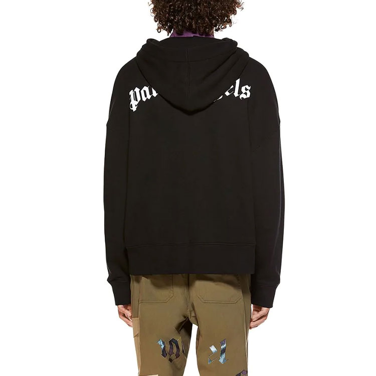 PALM ANGELS SS21 Black Hoodie with Circus Graphic Print for Men PMBB098R21FLE0021030 圖 5