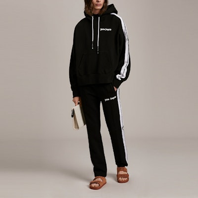 PALM ANGELS SS21 黑色條紋運動褲印有 Logo 设计 PMCA007S21FAB0051001 Shop PALM ANGELS SS21 黑色條紋運動褲印有 Logo 设计 PMCA007S21FAB0051001