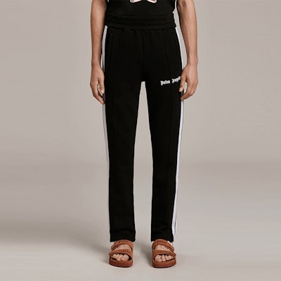 PALM ANGELS SS21 黑色條紋運動褲印有 Logo 设计 PMCA007S21FAB0051001 Purchase PALM ANGELS SS21 黑色條紋運動褲印有 Logo 设计 PMCA007S21FAB0051001