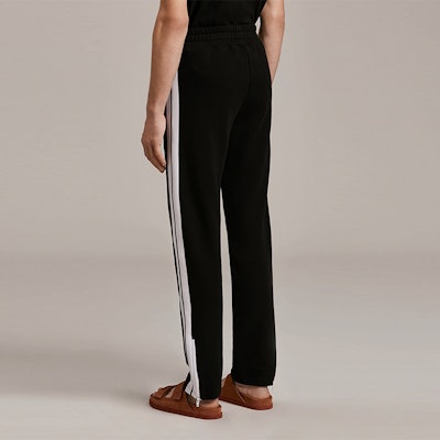 PALM ANGELS SS21 黑色條紋運動褲印有 Logo 设计 PMCA007S21FAB0051001 Sizing PALM ANGELS SS21 黑色條紋運動褲印有 Logo 设计 PMCA007S21FAB0051001