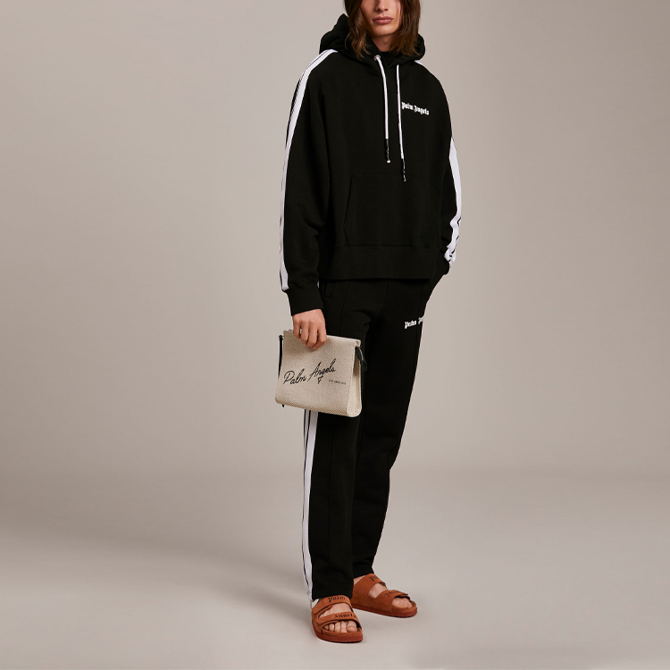 Purchase PALM ANGELS SS21 黑色微標誌連帽衫 PMBB058S21FLE0091001