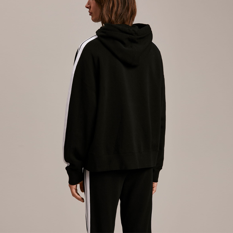 Cheap PALM ANGELS SS21 黑色微標誌連帽衫 PMBB058S21FLE0091001