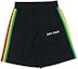 Order Palm Angels SS21 Black Rainbow Stripe Side Logo Shorts. PMCB011S21FAB0021001