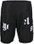 Lookbook Palm Angels SS21 Black Shattered Logo Beach Shorts PMFA006R21FAB0011001